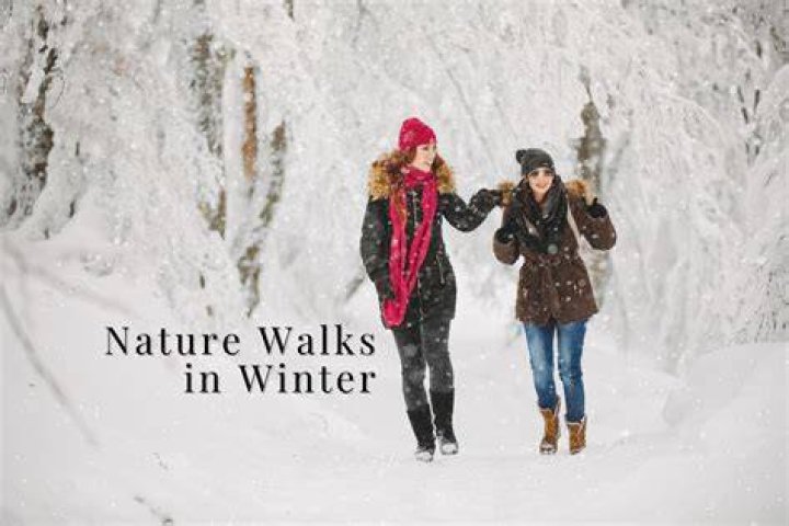 Winter walks:&nbsp;Her love also uploaded a selfie of them wearing wooly hats during a country walk